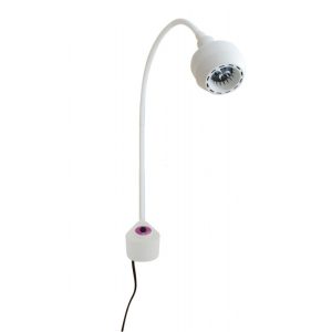 Lampa diagnostyczna ORDISI FLH-2 LED z bezdotykowym wyłącznikiem z długą gęsią szyją - szyna naścienna