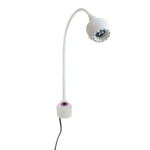 Lampa diagnostyczna ORDISI FLH-2 LED z bezdotykowym wyłącznikiem z długą gęsią szyją mocowana do stolika
