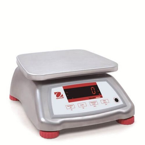 Waga OHAUS Valor 2000 V22XWE1501T obudowa oraz szalka ze stali nierdzewnej