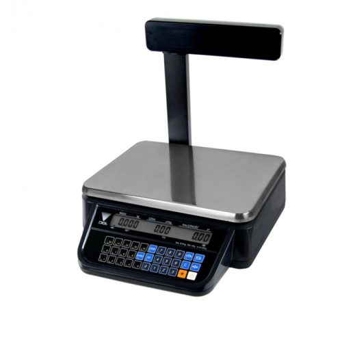 Waga kalkulacyjna DIGI DS-781 PR RS BK zakres 6/15kg z wysięgnikiem
