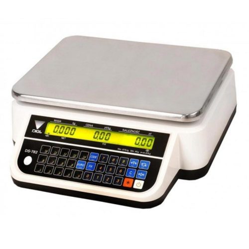 Waga kalkulacyjna DIGI DS-782 BR RS  zakres 6/15kg biała