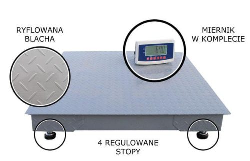 Waga platformowa YS SCS 1MX1M 1,5t/0,2kg LCD - obrazek 4