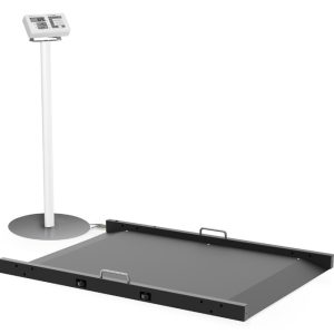 Elektroniczna waga platformowa bariatryczna Charder MS3830 (III) funkcja BMI do 350kg panel na kolumnie z legalizacją